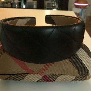Burberry leather headband